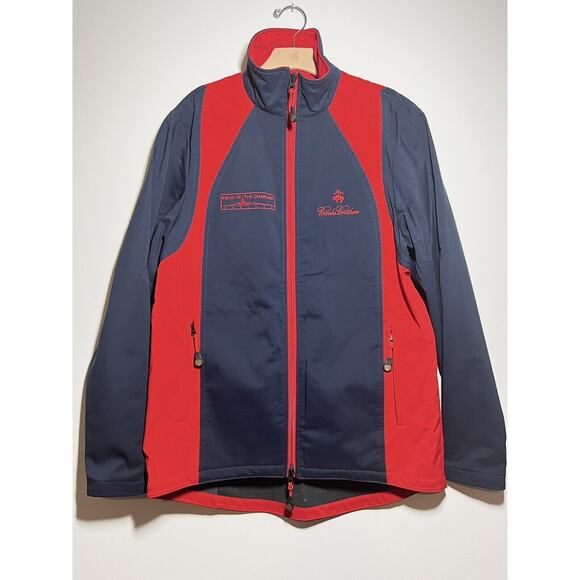 Brooks Brothers LN Head of the Charles Regatta Full Zip Jacket Navy Blue/Red M - Picture 1 of 6